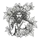 dionysus tattoo design idea