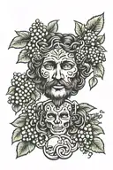 Dionysus tattoo design idea