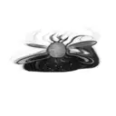 a green glowing sphere tattoo design idea