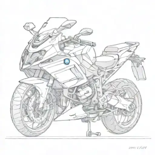 And the BMW GTR tattoo design idea