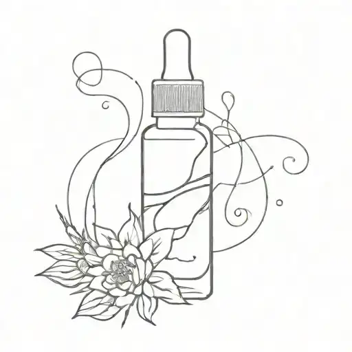 Diprofol ampoule tattoo design idea