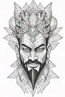 king  ravana tattoo design idea