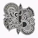 Polynesian tribal patterns tattoo design idea