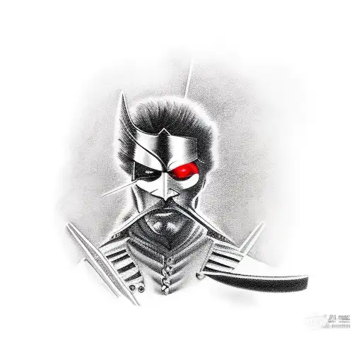 zorro rojo tattoo design idea