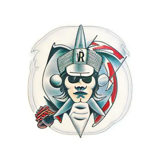 zorro rojiso naranjo tattoo design idea