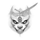 zorro naranja rojiso tattoo design idea