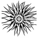 Arizona Valleywide fountain cactus sun  tattoo design idea