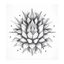 Arizona Valleywide fountain cactus sun  tattoo design idea
