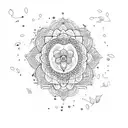 natureza e animas tattoo design idea