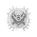 the world is mine tattoo design idea