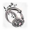 music tattoo tattoo design idea