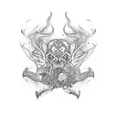 grunge tattoo design idea