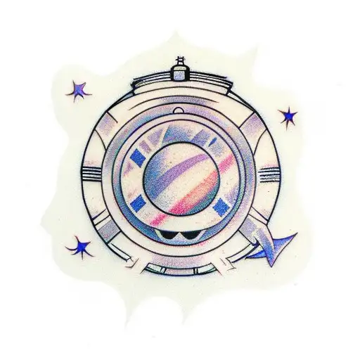 Tardis "it's bigger on the inside" tattoo design idea