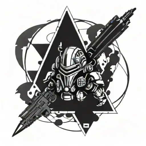 military jaeger intelligence tattoo design idea