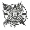 military ranger tattoo design idea