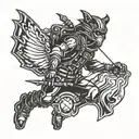 military ranger tattoo design idea