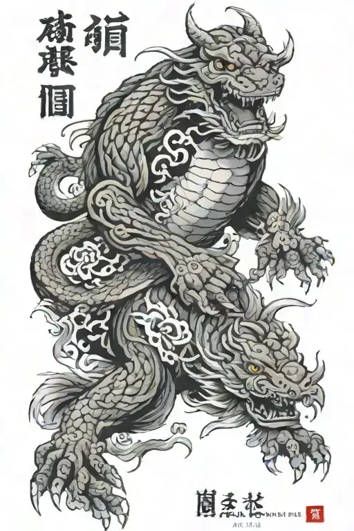 Yujiro Hanma tattoo design idea