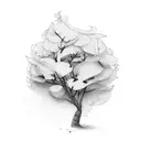 dogwood tree tattoo design idea