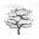 dogwood tree tattoo design idea