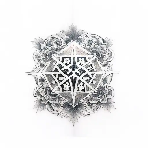 Dice tattoo design idea