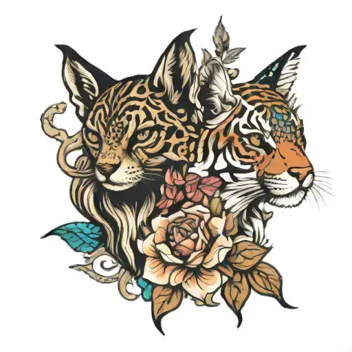 Laurie and Oscar mixed together tattoo design idea