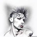 andrew tate gay tattoo design idea