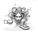 full body Medusa tattoo design idea