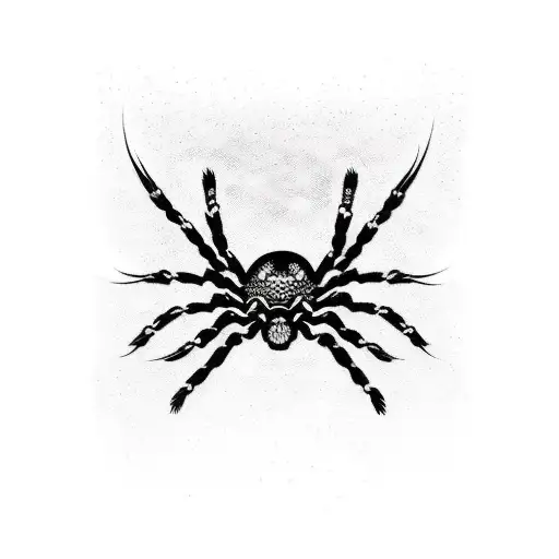Bones, Spider Webs, Edgy, Emo tattoo design idea