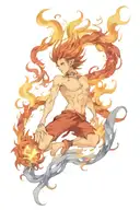 Ifrit final fantasy xvi tattoo design idea