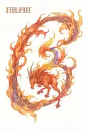 Ifrit final fantasy xvi tattoo design idea