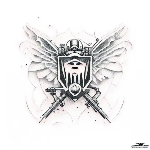 Deere with Wheelie jeep tattoo design idea