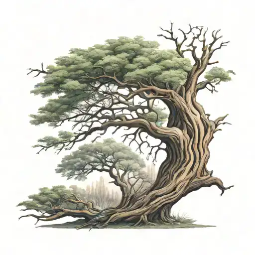 knowledge Tree tattoo design idea
