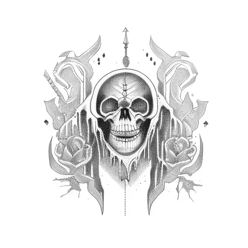 Fear No Man tattoo design idea