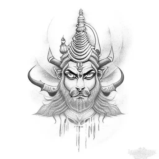 lord shiv tattoo design idea
