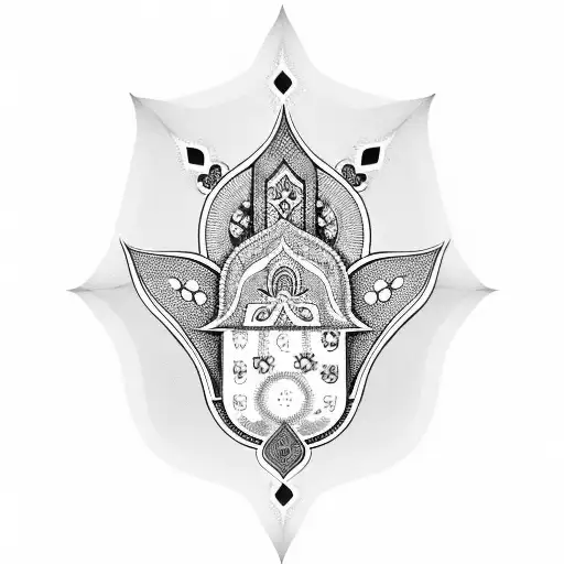 Hamsa Symbol tattoo design idea