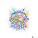 Diamond tattoo design idea