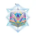 Diamond tattoo design idea