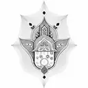 Hamsa Symbol tattoo design idea