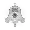 Hamsa Symbol tattoo design idea