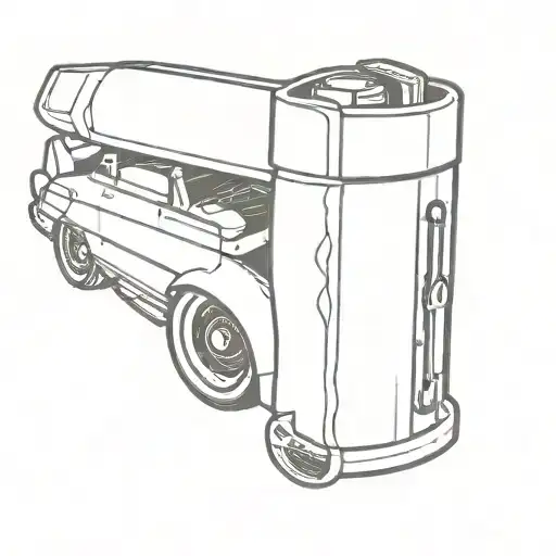 car with a lighter and a joint tattoo design tattoo design idea