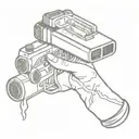 lighter with a car and joint tattoo tattoo design idea