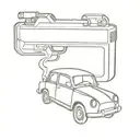 car with a lighter and a joint tattoo design tattoo design idea