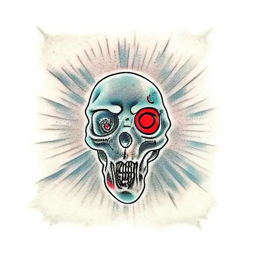walking dead man tattoo design idea