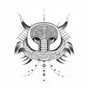 Inca tribal  tattoo design idea