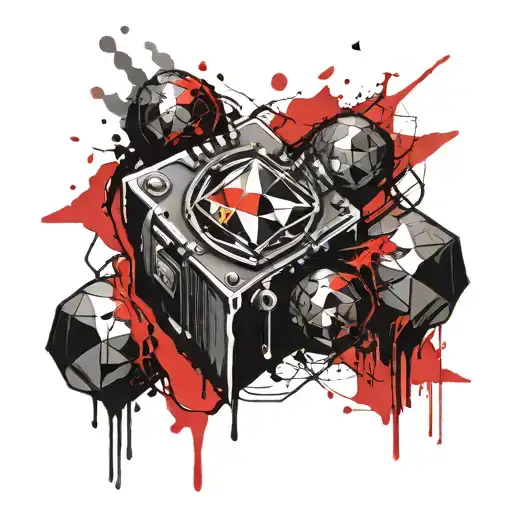 diamond in the rough tattoo design idea