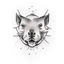 capybara  tattoo design idea