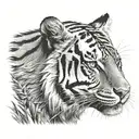 tiger woods tattoo design idea