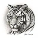 tiger woods tattoo design idea