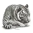 tiger woods tattoo design idea