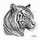 tiger woods tattoo design idea